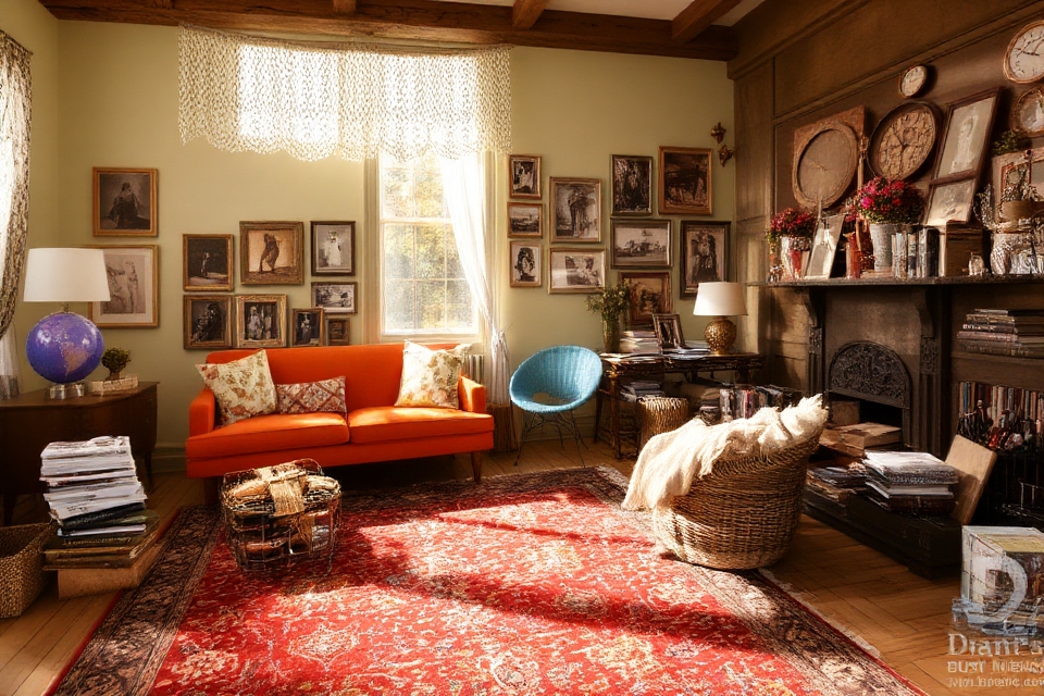 vintage eclectic interior design