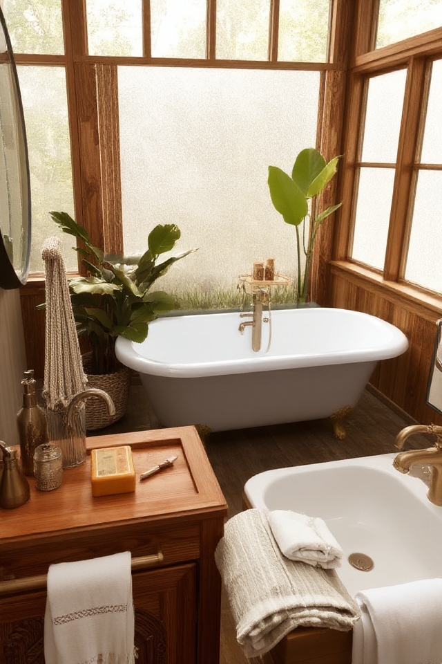 vintage fixtures for boho