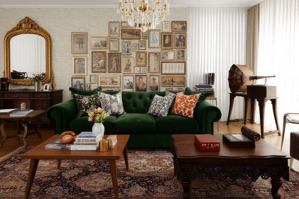 vintage meets modern decor