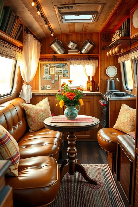 vintage rustic motorhome decor