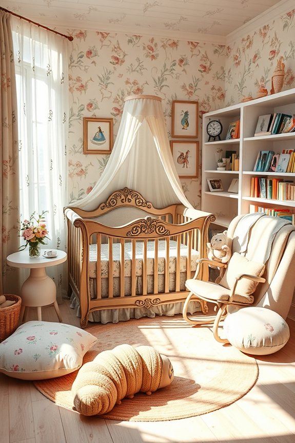 vintage wonderland nursery decor