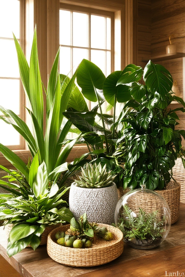 visually stunning indoor garden