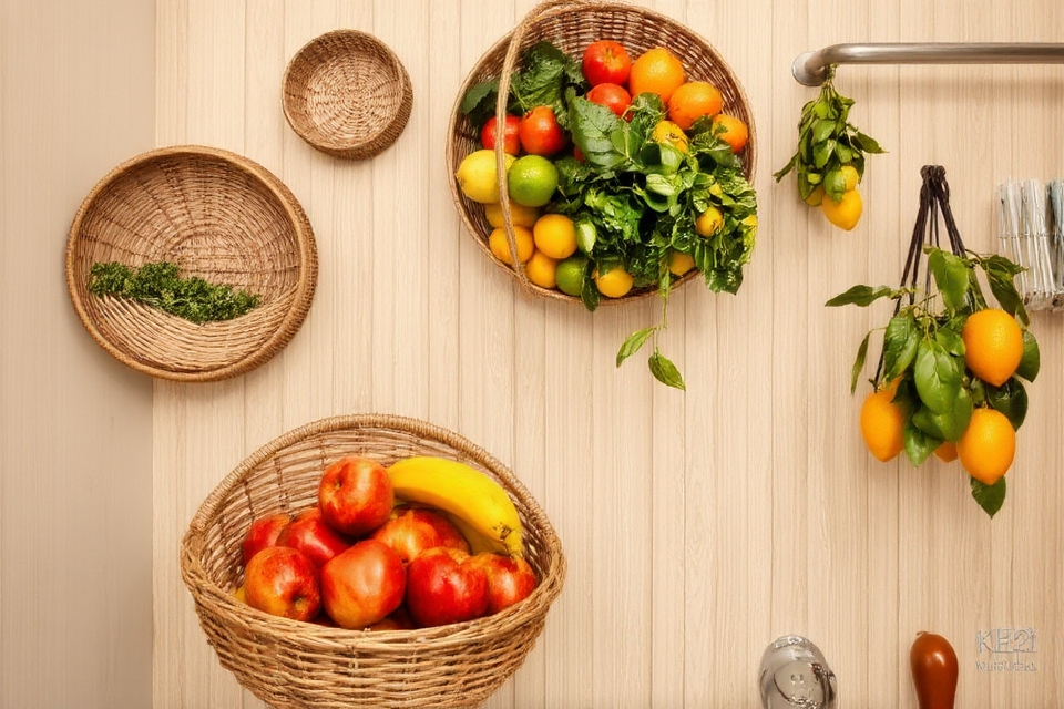wall mounted produce storage