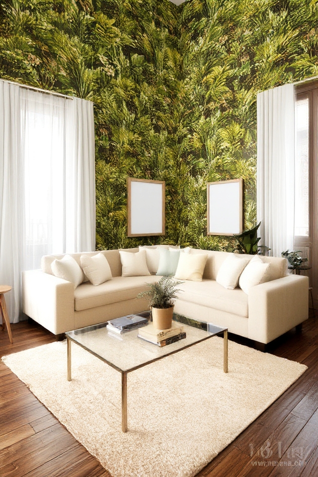 wallpaper as focal point