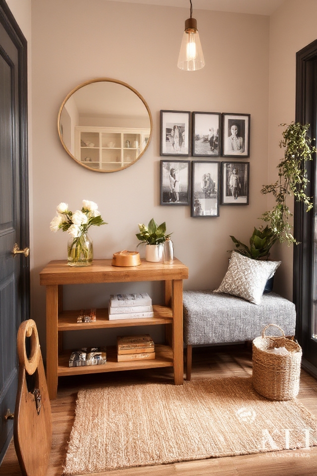 warm and inviting entryway