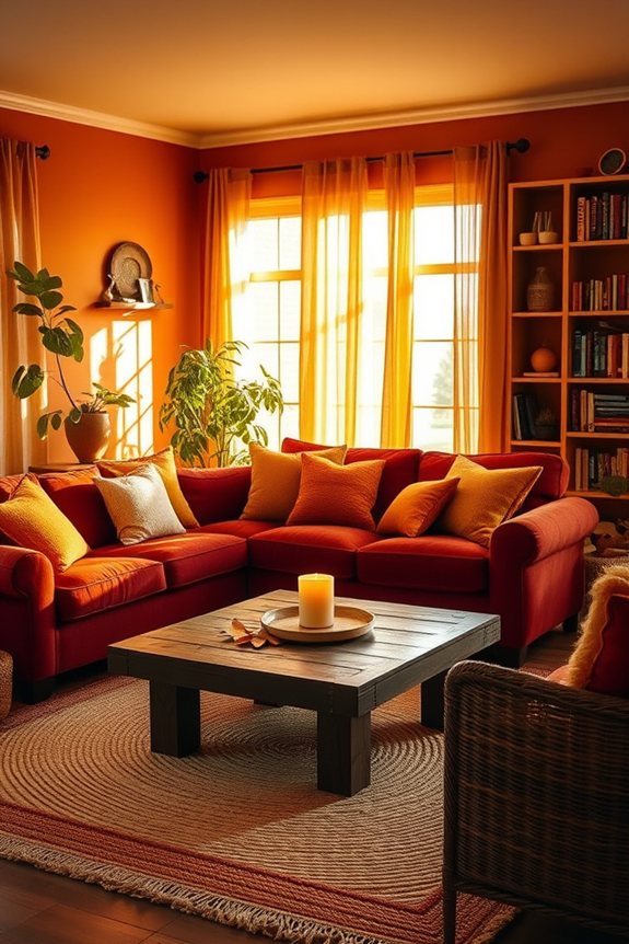warm colors create comfort