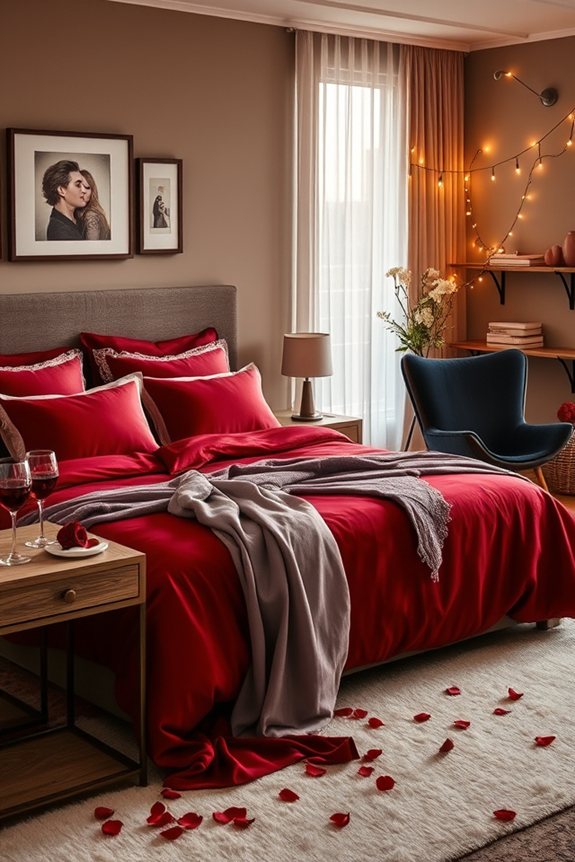 warm hues enhance romance
