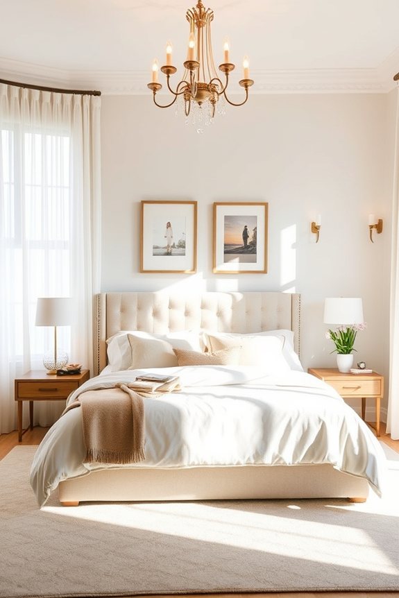 warm inviting guest bedroom