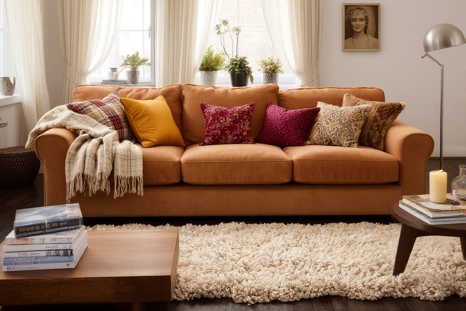 warm plush layered textiles