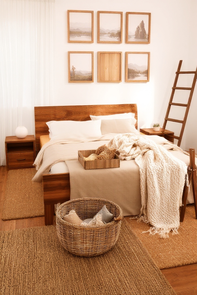 warm wood textures enrich