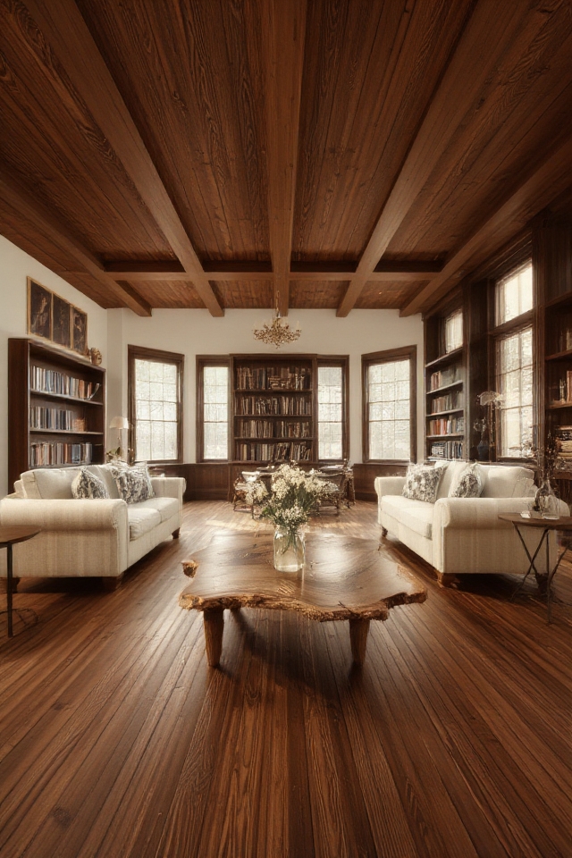 warmth through wood accents