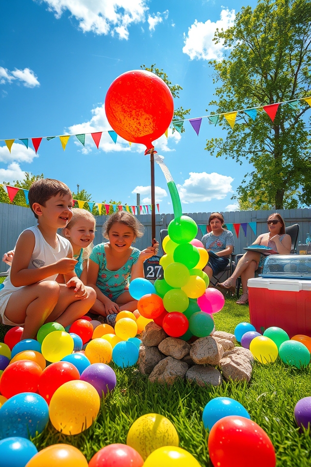 water balloon sculpture contest
