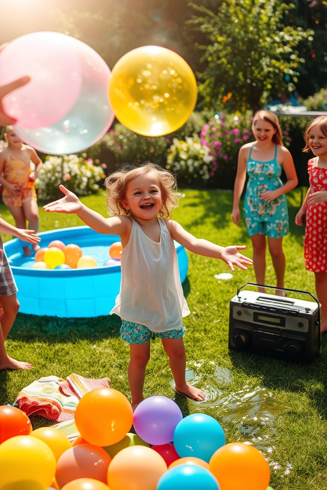 water balloon toss game