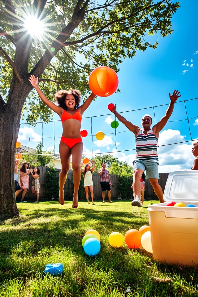 water filled balloon competition