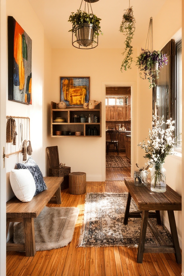 welcoming and functional entryway
