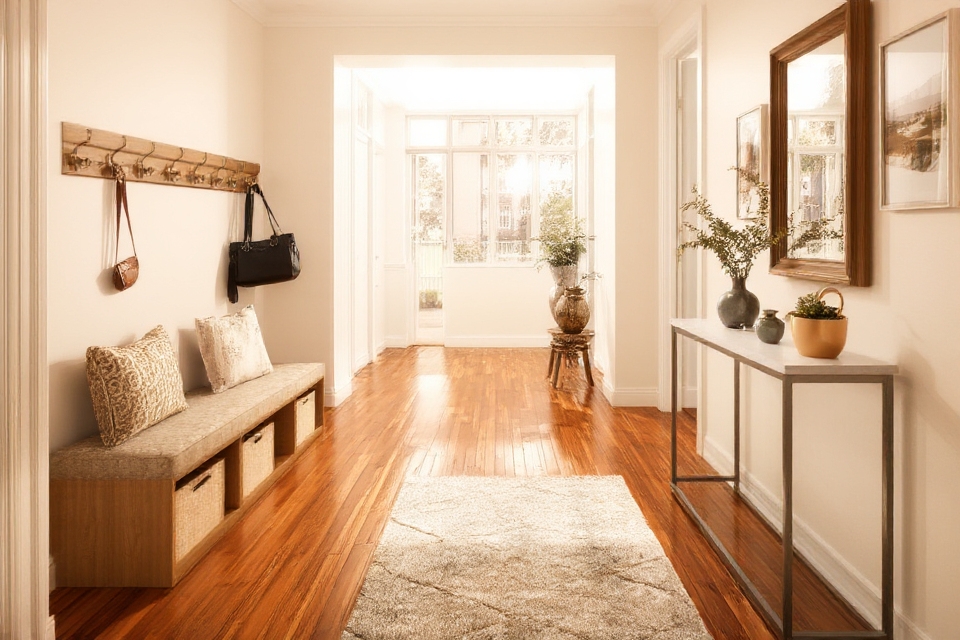 welcoming and organized entryways