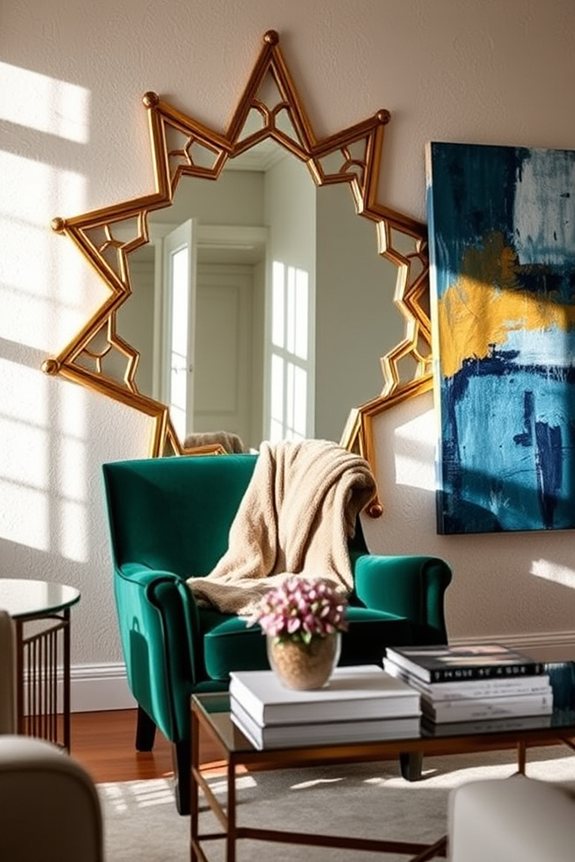 whimsical accent mirror designs