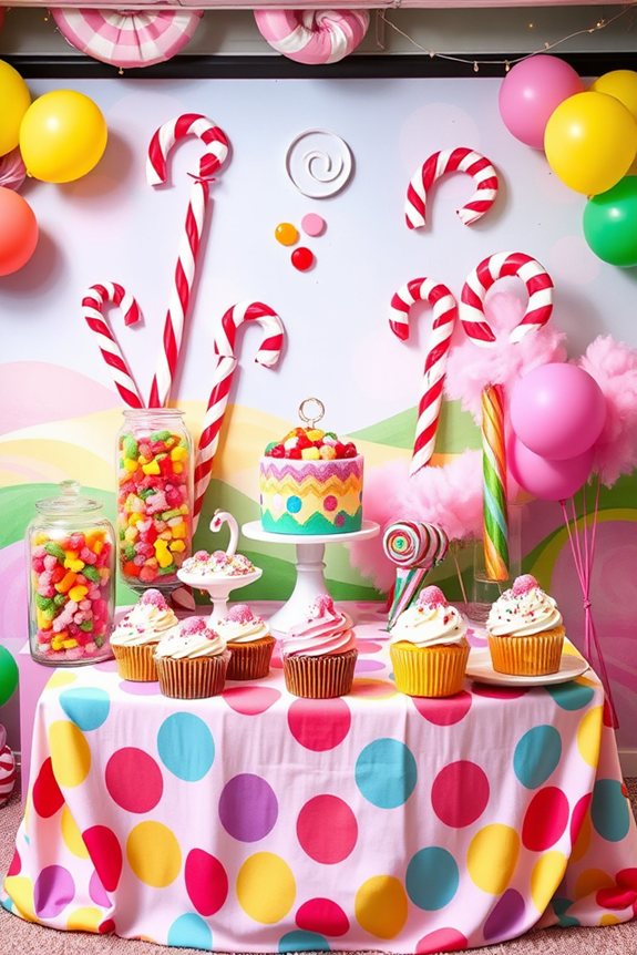 whimsical candyland sweet treats