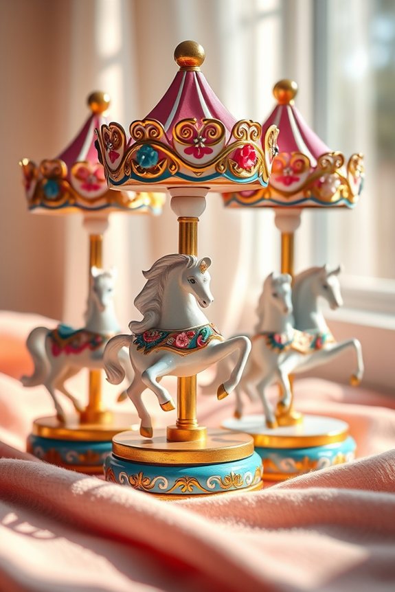 whimsical carnival ride decor