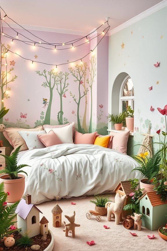 whimsical fairy garden theme