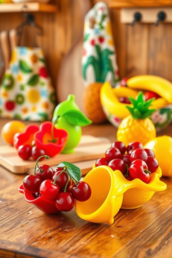whimsical fruit shaped accessories