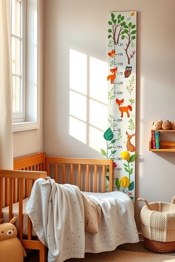 whimsical nursery growth charts