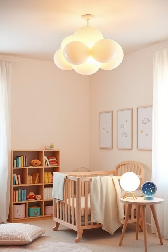 whimsical nursery lighting designs