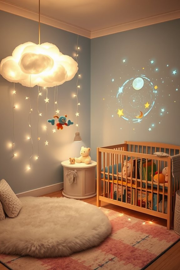 whimsical nursery lighting options