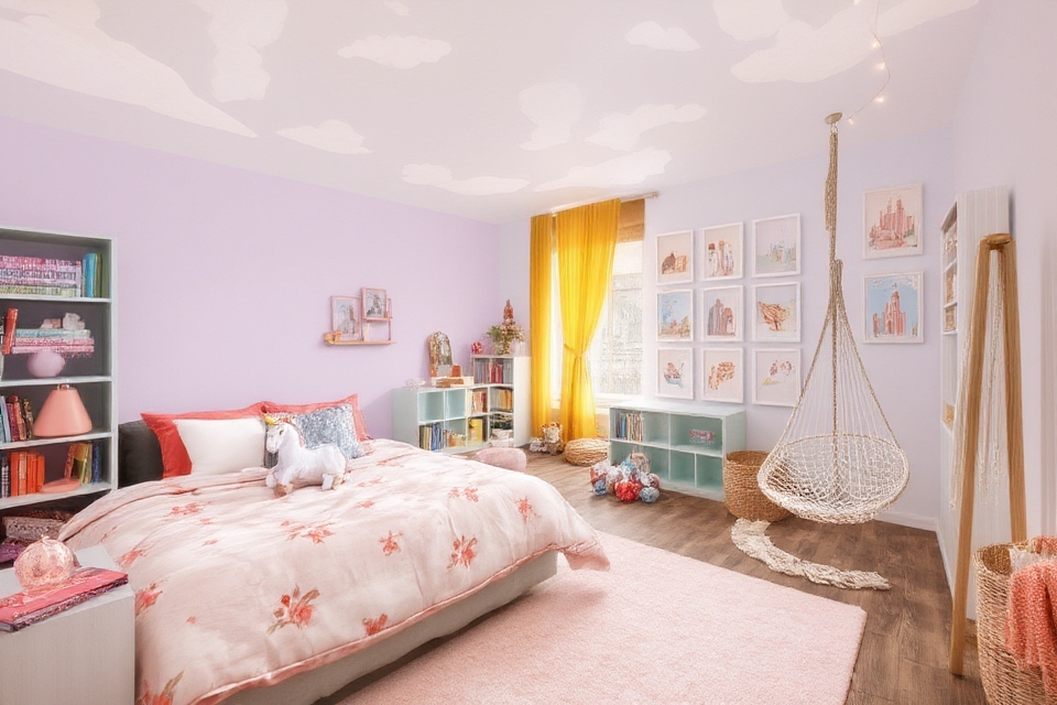 whimsical pastel color palette