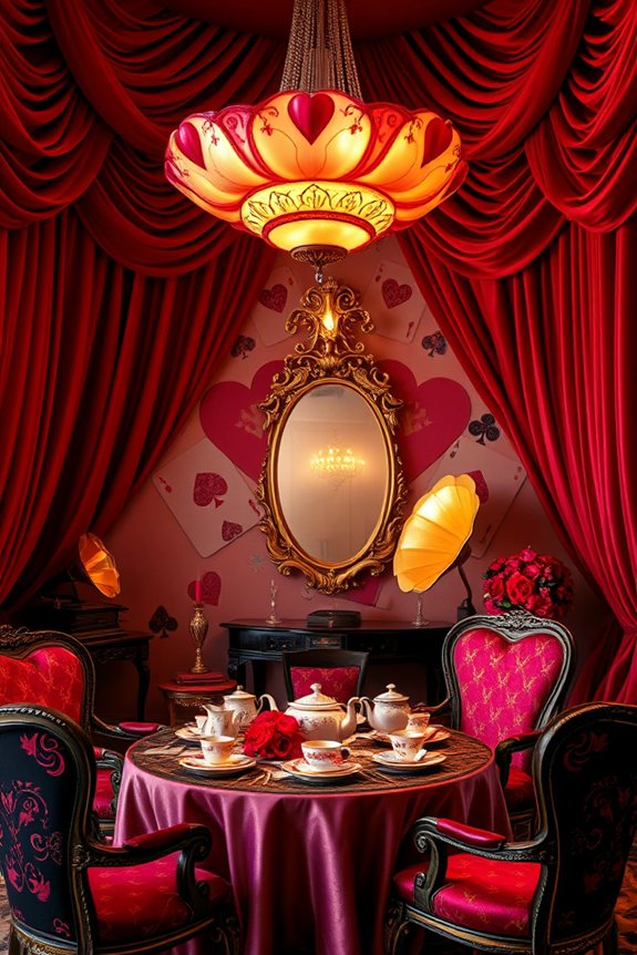 whimsical regal tea party