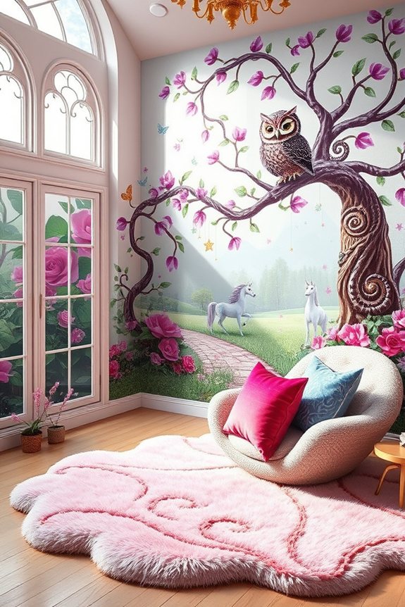 whimsical wall murals enchant