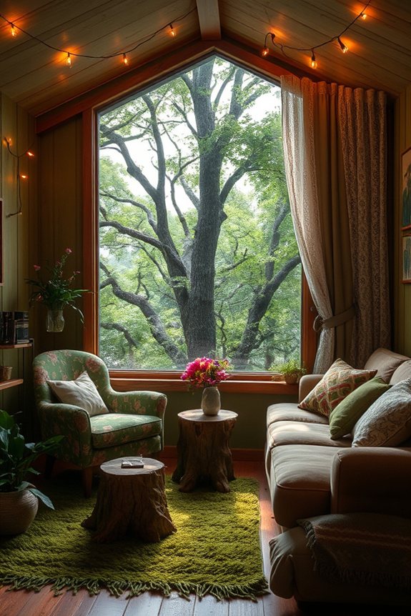 whimsical woodland relaxation haven