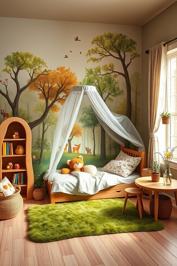 whimsical woodland room decor