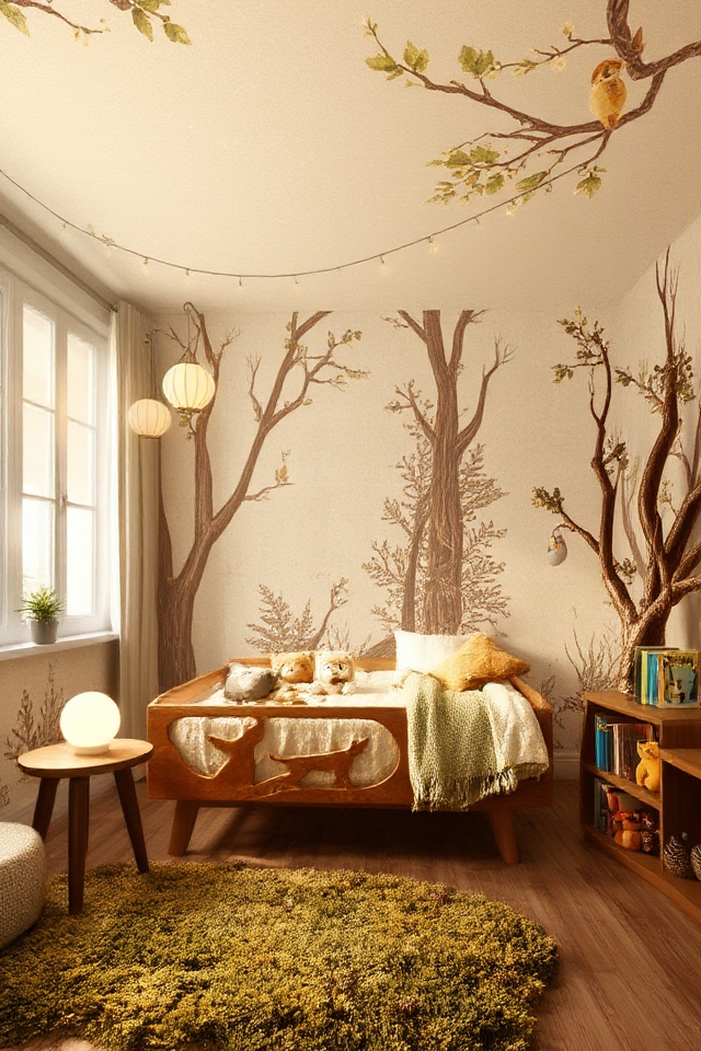 whimsical woodland room design