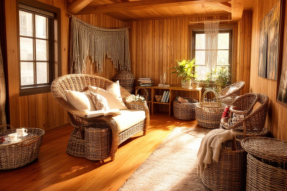 wicker and rattan warmth