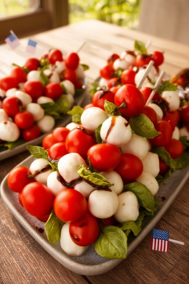 american flag inspired appetizer