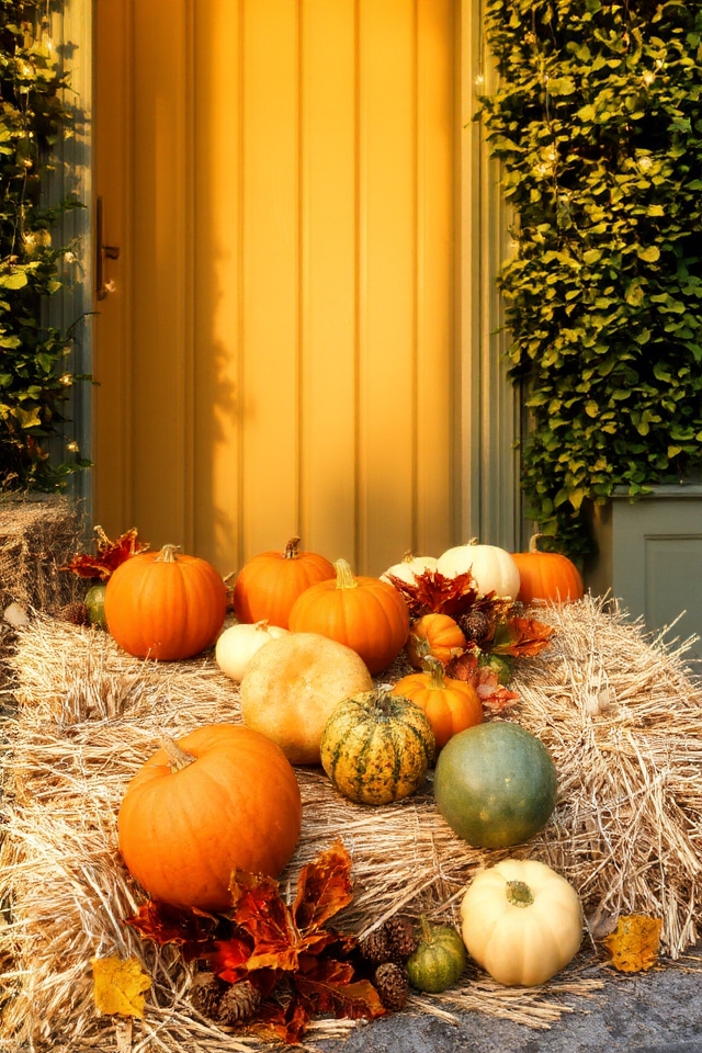 autumn entryway decor ideas