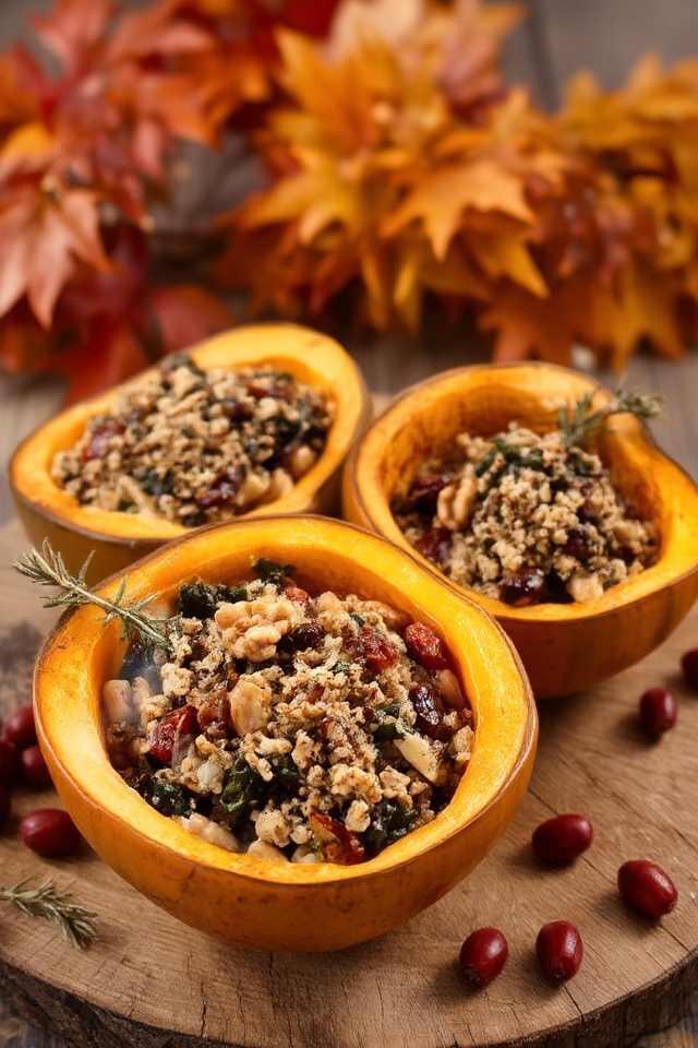 autumn flavors in squash