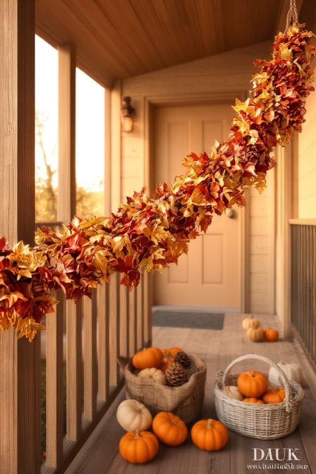 autumn garlands for decor