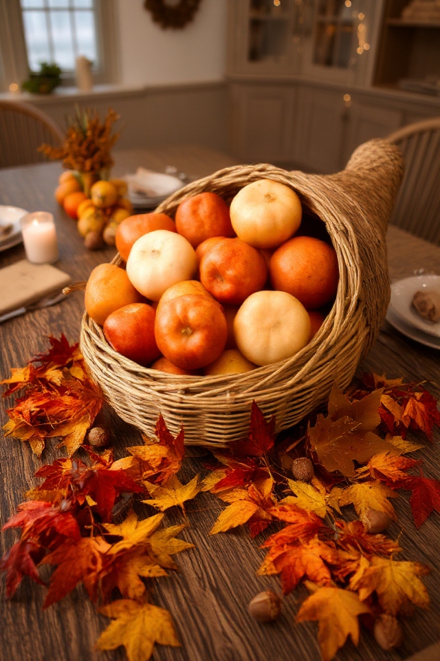autumn harvest centerpiece display
