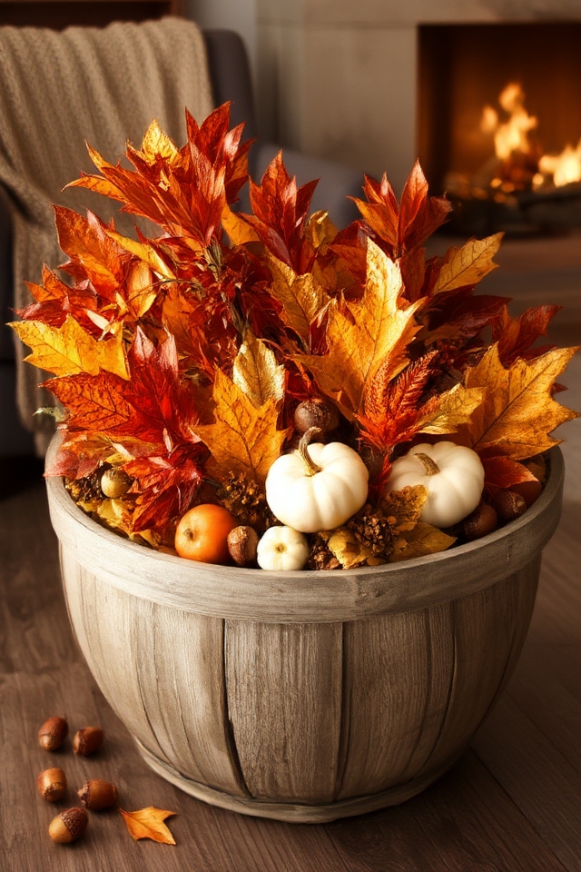 autumn inspired colorful arrangements