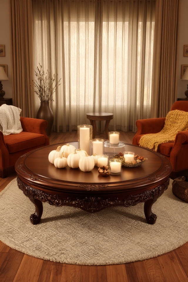autumn inspired statement coffee table
