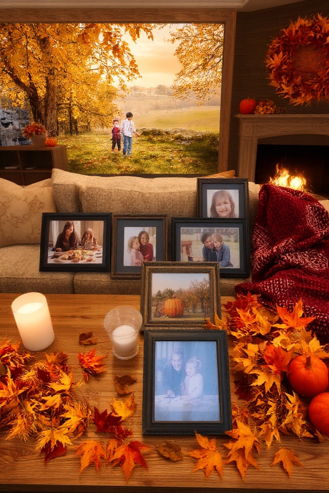 autumn sentimental picture collages