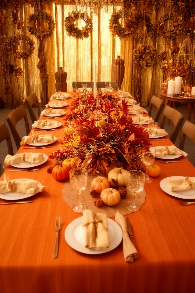 autumn themed birthday decorations