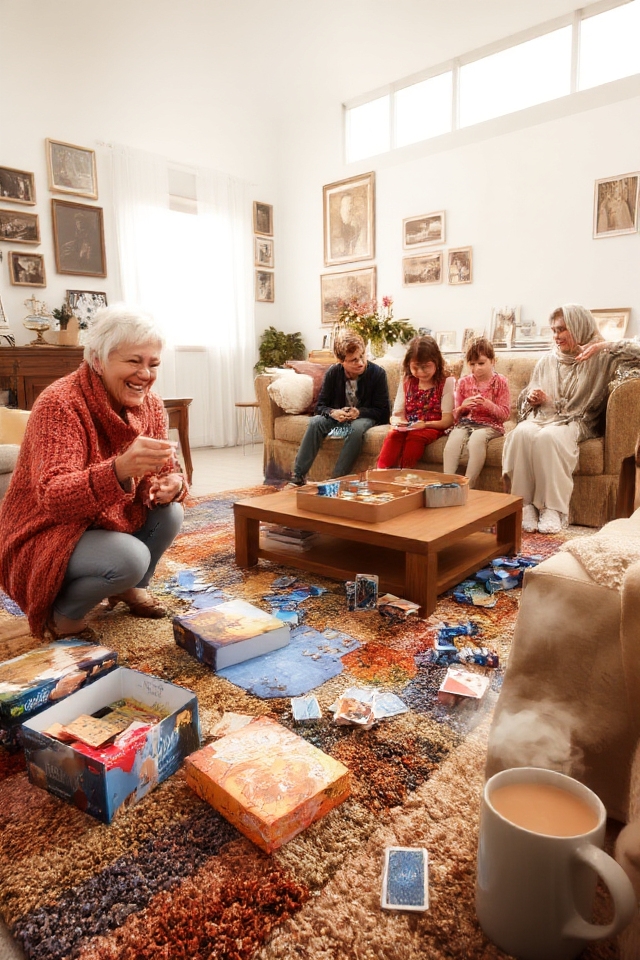 bonding through games and puzzles