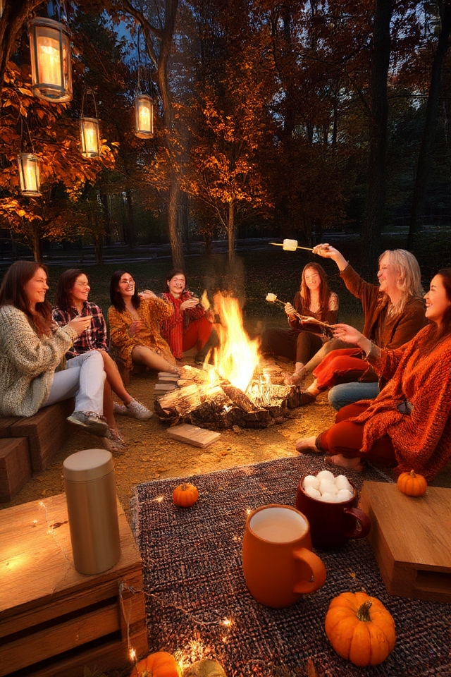 bonfire storytelling session gathering