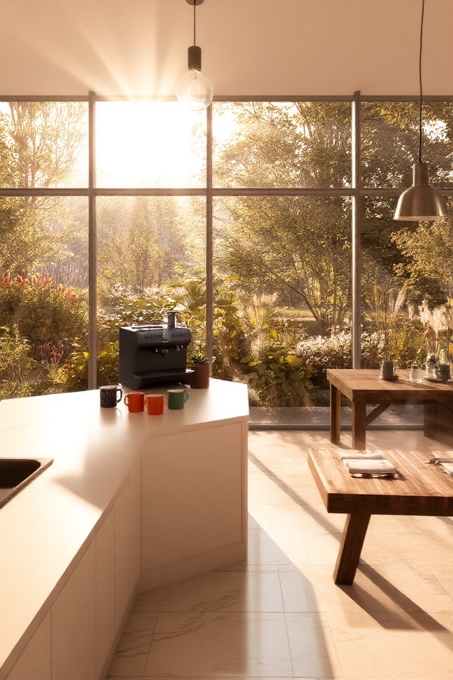 bright and airy kitchen