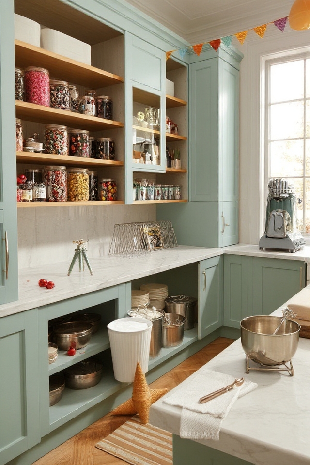built in ice cream bar