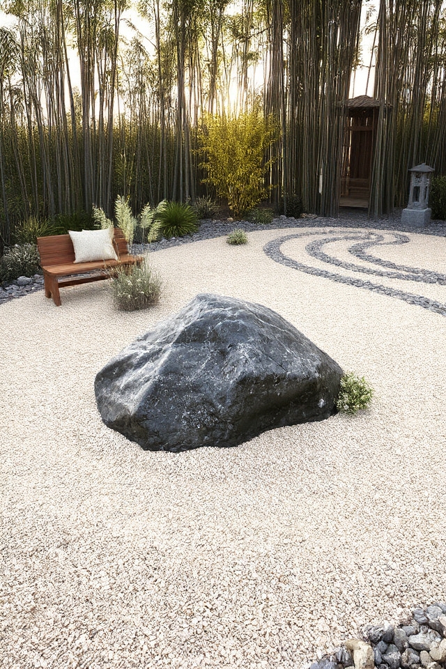 calm outdoor zen retreat