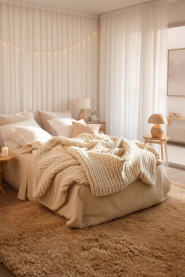 calming ambiance with lighting
